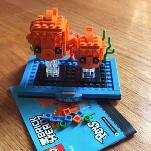 Lego Brickheadz Pets Goldfish #123 Fry & #122 Goldfish